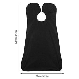 Listing 6 of 7 for Beard Bib Foldable Anti-Static Beard Apron With 2 Suction Cups Mess-Free Ea