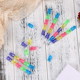 Listing 4 of 6 for 30PCS Stackable Bear Themed Pencils