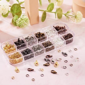 Listing 2 of 7 for 240 Pieces DIY Jewelry Making Kit, Equipped with Metal Lobster Clasps and O