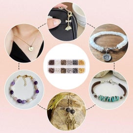 Listing 6 of 7 for 240 Pieces DIY Jewelry Making Kit, Equipped with Metal Lobster Clasps and O