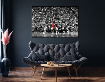 Listing 2 of 3 for Framed $1 RESERVE 1 Panel Canvas Art Print - Michael Jordan