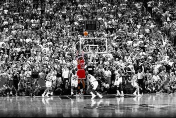 Listing 1 of 3 for Framed $1 RESERVE 1 Panel Canvas Art Print - Michael Jordan