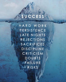 Listing 1 of 4 for Framed $1 RESERVE 1 Panel Canvas Art Print - Success Rule