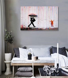 Listing 4 of 6 for Black Friday Sell Ready to hang Canvas Print - Banksy