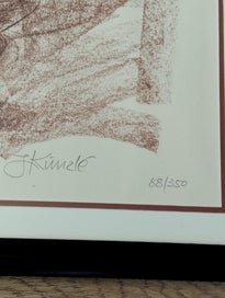 Listing 4 of 5 for Framed Limited Edition Judith Kunzle print - Cook Islands Drum Dancer