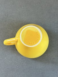Listing 2 of 3 for Crown Lynn color glaze tulip cup Marigold