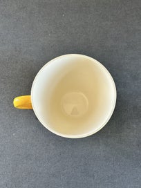 Listing 3 of 3 for Crown Lynn color glaze tulip cup Marigold
