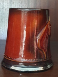 Listing 2 of 8 for Vintage SylvaC England Horse Head Tankard Mug #2343 Treacle Glaze Mid-Century