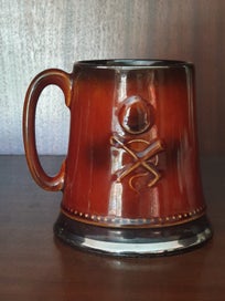 Listing 3 of 8 for Vintage SylvaC England Horse Head Tankard Mug #2343 Treacle Glaze Mid-Century