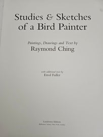 Listing 6 of 13 for Studies & Sketches of a Bird Painter- Raymond Ching