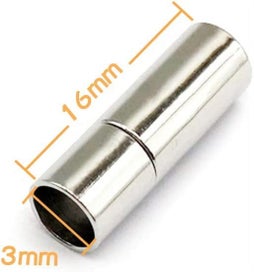 Listing 5 of 5 for 20 PCS Cord End Caps for Jewelry Making, Push Clasps for Leather Rope Neckl
