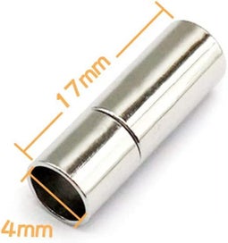 Listing 2 of 5 for 20 PCS Cord End Caps for Jewelry Making, Push Clasps for Leather Rope Neckl