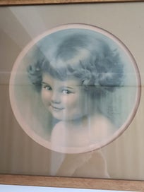 Listing 1 of 8 for **** Shirley Temple Watercolour Print Picture- Collector's Item! *****