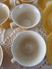 Listing 2 of 11 for BRISTOL CHINA AMBERONE vintage cups and saucer set.