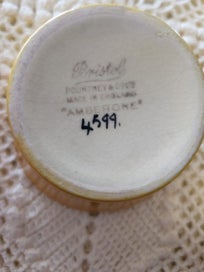 Listing 6 of 11 for BRISTOL CHINA AMBERONE vintage cups and saucer set.