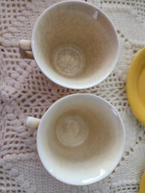 Listing 9 of 11 for BRISTOL CHINA AMBERONE vintage cups and saucer set.