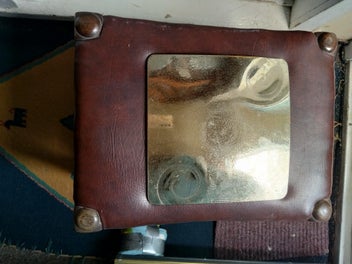 Listing 3 of 5 for Gorgeous hand made gold leaf glass koru serving dish.