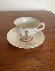 Listing 5 of 11 for 1940 New Zealand Centennial Exhibition cup and saucer by H&K Tunstal England