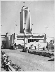 Listing 10 of 11 for 1940 New Zealand Centennial Exhibition cup and saucer by H&K Tunstal England