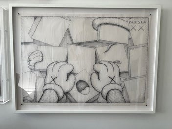 Listing 3 of 14 for Authentic KAWS Original Silkscreen Print - Paris, LA Magazine 2010 AFTERPAY