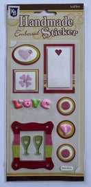 Listing 1 of 1 for 8 X HANDMADE EMBOSSED 3D STICKERS