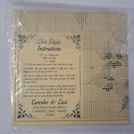 Listing 2 of 4 for Lavender & Lace Tea Garden Cross Stitch Pattern