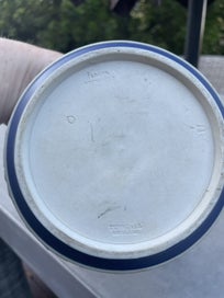 Listing 2 of 4 for JASPER BLUE BISCUIT BARREL & LID