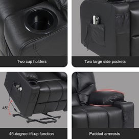 Listing 5 of 11 for Electric Recliner Chair Massage Heated Lift Lounge Sofa