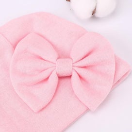 Listing 6 of 7 for Newborn Baby Girls Hats Mittens Set Hospital Hat Beanie Infant Bow Hats Bab
