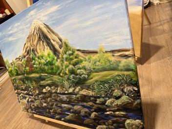 Listing 4 of 7 for Mt Taranaki Original Painting by Waru J