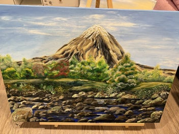 Listing 6 of 7 for Mt Taranaki Original Painting by Waru J