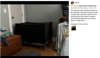 Listing 3 of 10 for Blackout Cover for Pack N Play - Crib Blackout Cover Tent