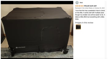 Listing 7 of 10 for Blackout Cover for Pack N Play - Crib Blackout Cover Tent