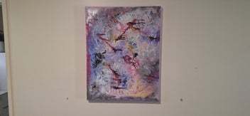 Listing 5 of 8 for Ethereal Pulse – Original Acrylic Abstract Painting