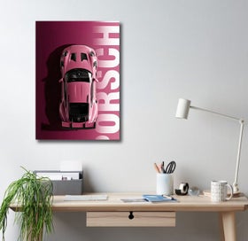 Listing 2 of 2 for Framed $1 RESERVE 1 Panel Canvas Print - Porsche 911
