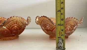 Listing 4 of 4 for Carnival glass bowls x 2