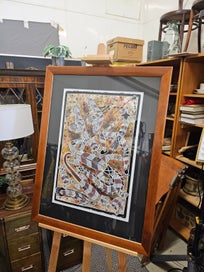 Listing 3 of 8 for Searching for that statement art piece? Original 'Jungala' Aboriginal Art Piece.
