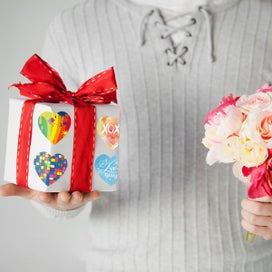 Listing 5 of 8 for Valentines Gift Tags Stickers Heart Stickers Labels Sheets Valentine's Day