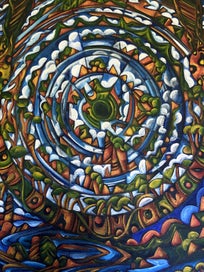 Listing 6 of 7 for Large Dean Buchanan Mandela (The Hauraki Gulf) on Canvas