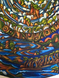 Listing 7 of 7 for Large Dean Buchanan Mandela (The Hauraki Gulf) on Canvas