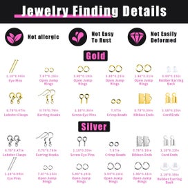 Listing 3 of 7 for Jewelry Making Kit for Adults, Tools, Charms, Wires, Findings, and More, Al