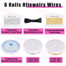 Listing 4 of 7 for Jewelry Making Kit for Adults, Tools, Charms, Wires, Findings, and More, Al