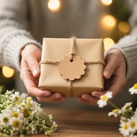 Listing 7 of 7 for 300pcs Kraft Paper Christmas Gift Tags , Blank Gift Label with String Attac