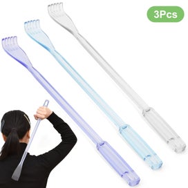 Listing 1 of 6 for 3pcs Clear Back Scratcher for Adults, Backscratcher for Itching Relief with