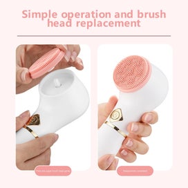 Listing 5 of 9 for Facial Cleansing Brush, Battery Operated Electric Facial Cleanser Brush Fac