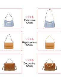 Listing 3 of 5 for 6Pcs Bag Extender Chains, Purse Extender Chain Bag Strap Extender for Handb