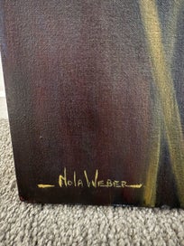 Listing 2 of 9 for Nola Weber - original art. Stems of Fire