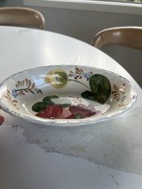 Listing 2 of 3 for Belle Fiore Chanticleer gorgeous oval bowl