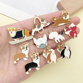 Listing 4 of 5 for 26 PCS Dog Charms for Jewelry Making and Bracelets Making, Wholesale Bulk L