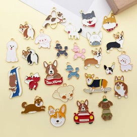 Listing 2 of 5 for 26 PCS Dog Charms for Jewelry Making and Bracelets Making, Wholesale Bulk L
